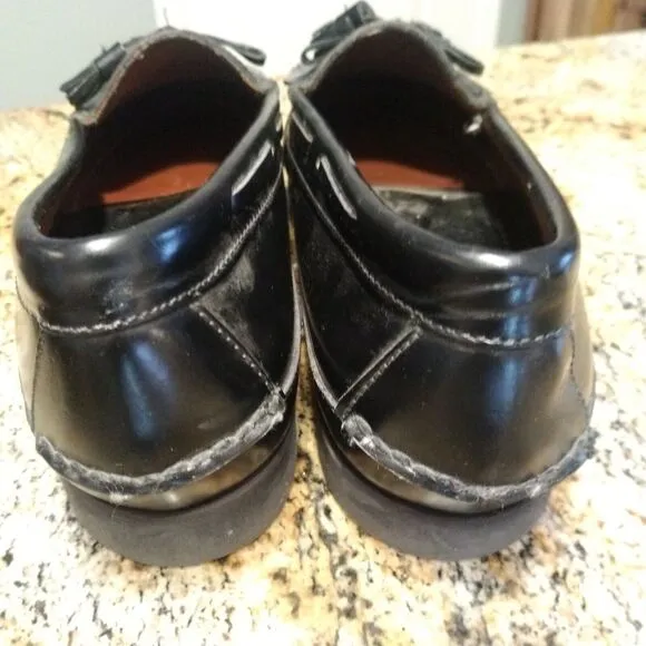 Sperry Top-Sider 0677179 Black Leather Tassel Slip On Loafers Men's Size 11 M