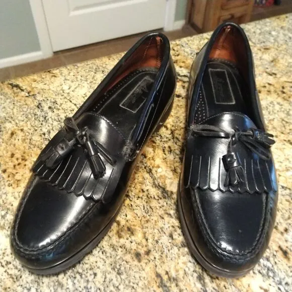 Sperry Top-Sider 0677179 Black Leather Tassel Slip On Loafers Men's Size 11 M