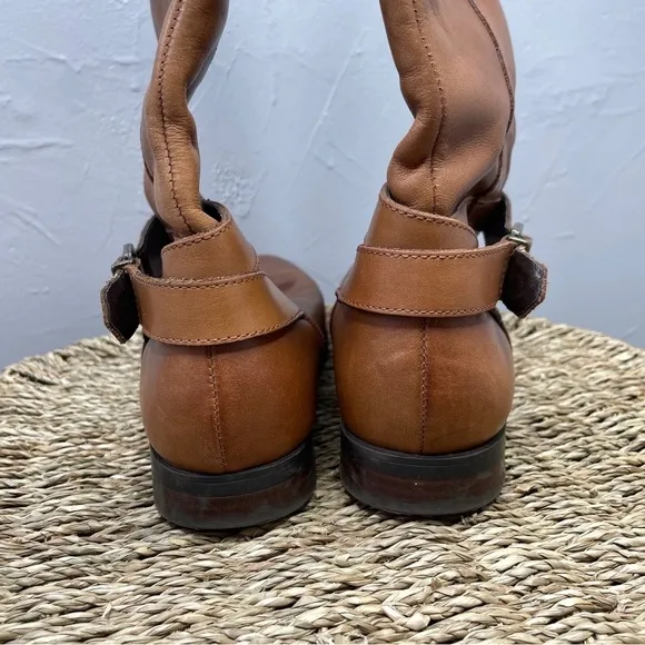 SPERRY Top-Sider Victory Ride Tall Tan Leather Riding Boots