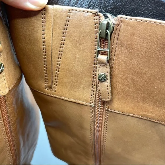 SPERRY Top-Sider Victory Ride Tall Tan Leather Riding Boots