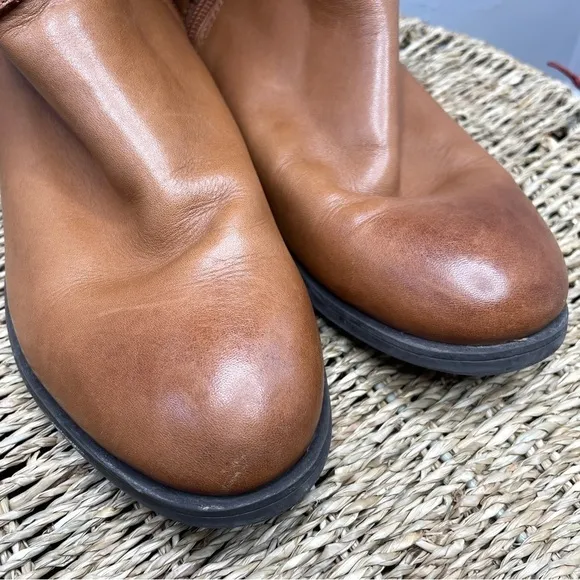 SPERRY Top-Sider Victory Ride Tall Tan Leather Riding Boots