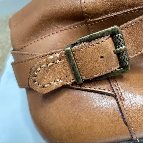 SPERRY Top-Sider Victory Ride Tall Tan Leather Riding Boots