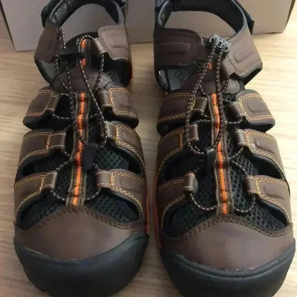 🆕S.t Jonh’s Bay Mens Brown Strap Sandals Size 11 M 🆕