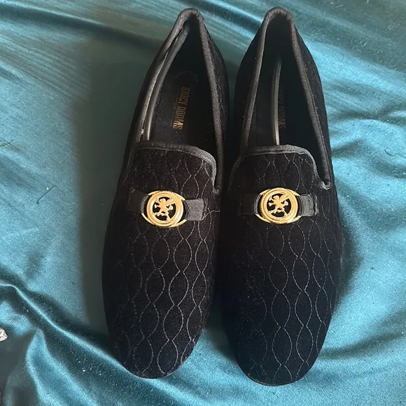 Stacy Adams Valet Velour Slip On Loafers