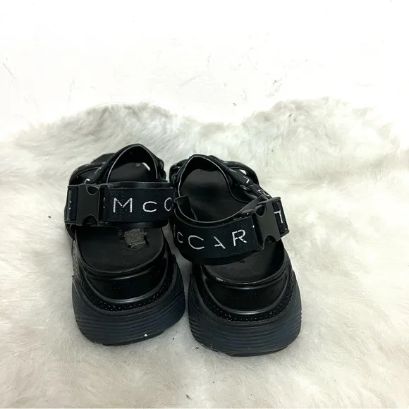 Stella McCartney Eclypse Platform Sport Logo Strappy Sandals