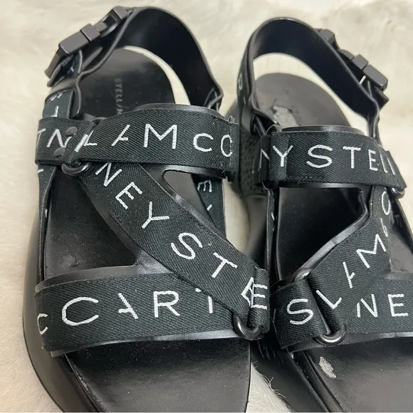 Stella McCartney Eclypse Platform Sport Logo Strappy Sandals