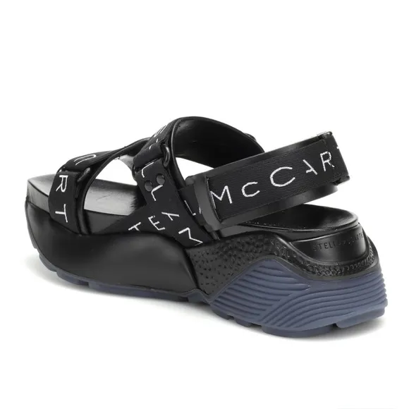 Stella McCartney Eclypse Platform Sport Logo Strappy Sandals