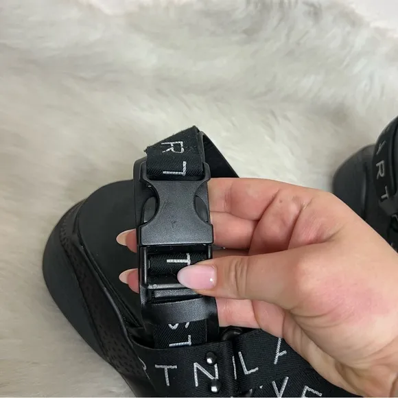 Stella McCartney Eclypse Platform Sport Logo Strappy Sandals