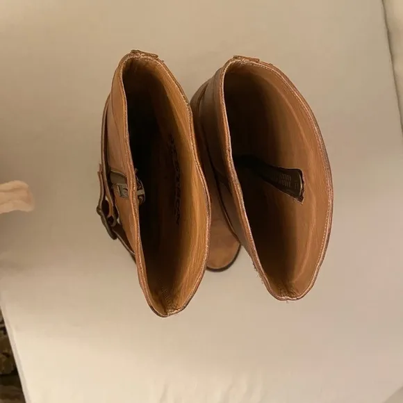 STETSON Riding Western Harness Boots Buckles Nice!