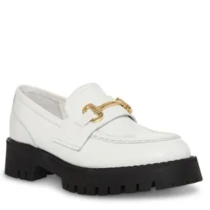Steve Madden Lando Womens Leather Upper Slip-on Loafers