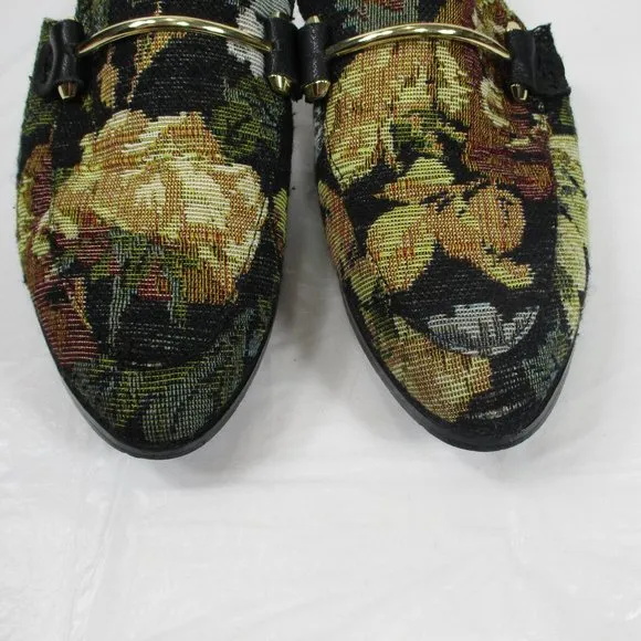 STEVE MADDEN Laura Floral Slide Loafers Size 8M