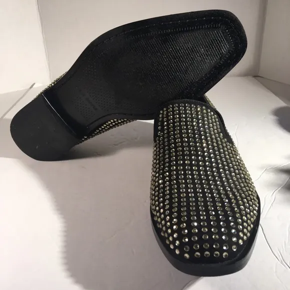 Steve Madden Mens Falsetto Rhinestones Loafers