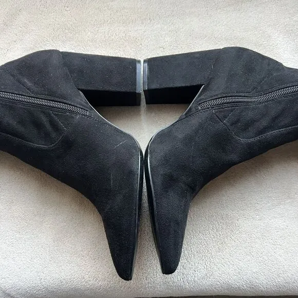 Steve Madden Rational Black Stretch Faux Suede Over The Knee Boots Women’s 7.5 M