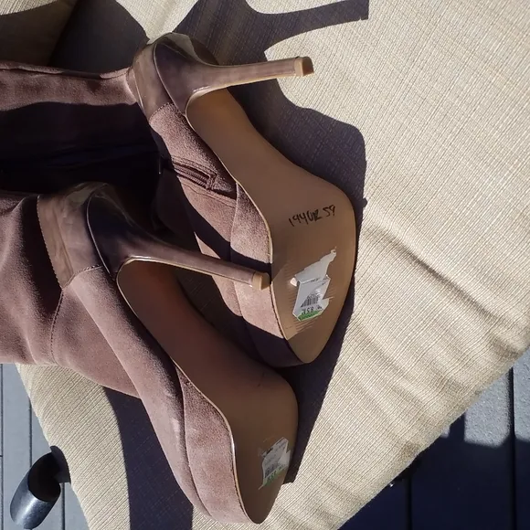 Steve Madden Suede Over The Knee Stiletto Boots Size 8.5