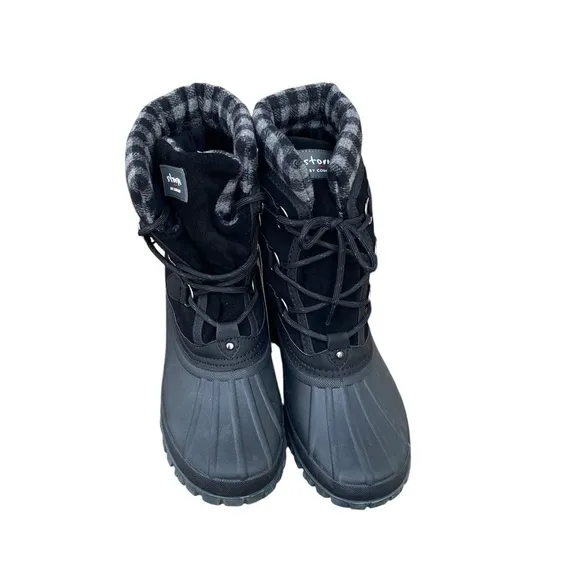 Storm by Cougar Boots Women's 10 Black Charcoal Carlisle Snow Boot NEW Winter