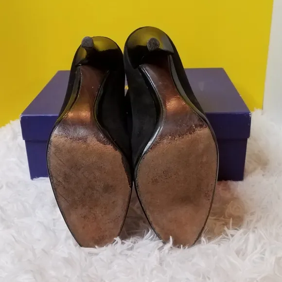 Stuart Weitzman Anklesock  Black Suede Boots