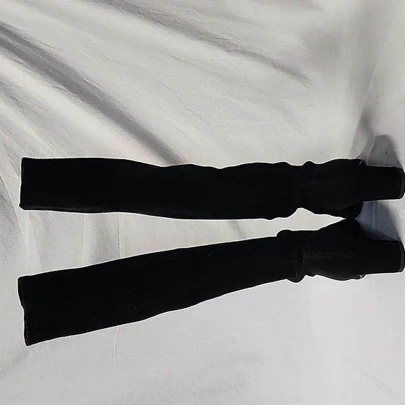STUART WEITZMAN Black Suede Tall Boots with 3&quot; Heel, size 8½M