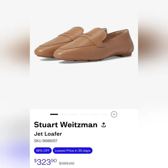 Stuart Weitzman Jet Loafer - size 9