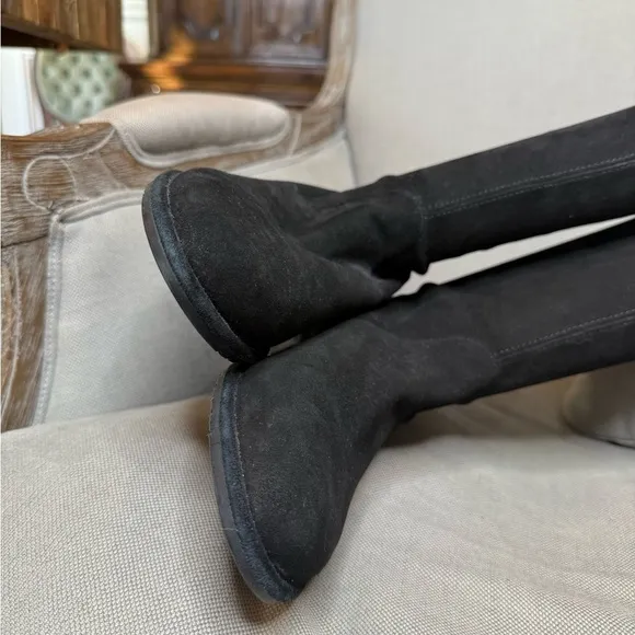 Stuart Weitzman LOWLAND | Stretch Suede/Black | Size 9M