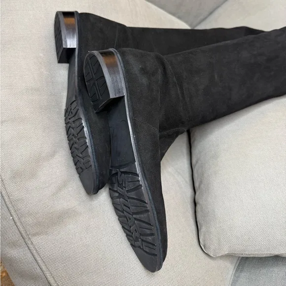 Stuart Weitzman LOWLAND | Stretch Suede/Black | Size 9M