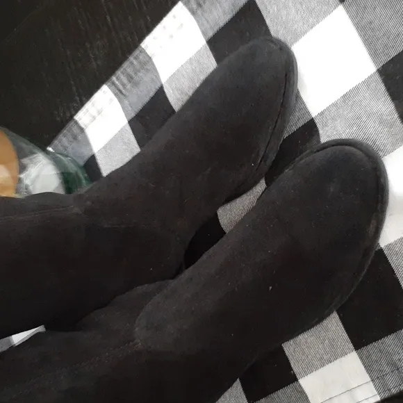 STUART WEITZMAN OVER THE KNEE BOOTS SUEDE