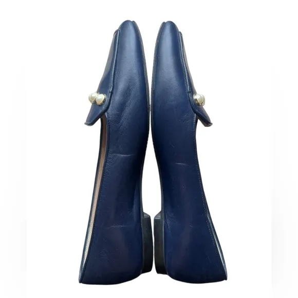Stuart Weitzman Rosie Pearly Studded Flats Loafers size 9.5