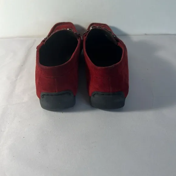 Stuart Weitzman Suede Bling Loafers