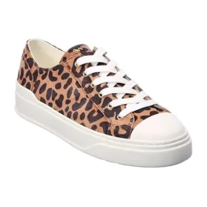 STUART WEITZMAN ​Women Cheetah Ollie Canvas Low Top Lace Up Sneakers US 9 EU 40