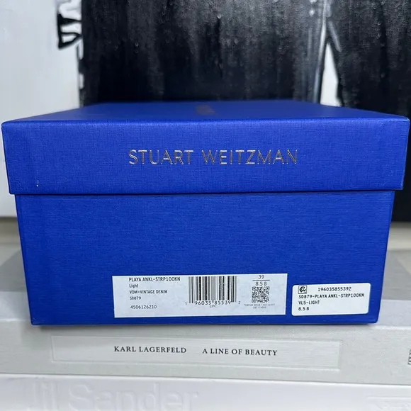 Stuart Weitzman Women's Playa light denim sandals