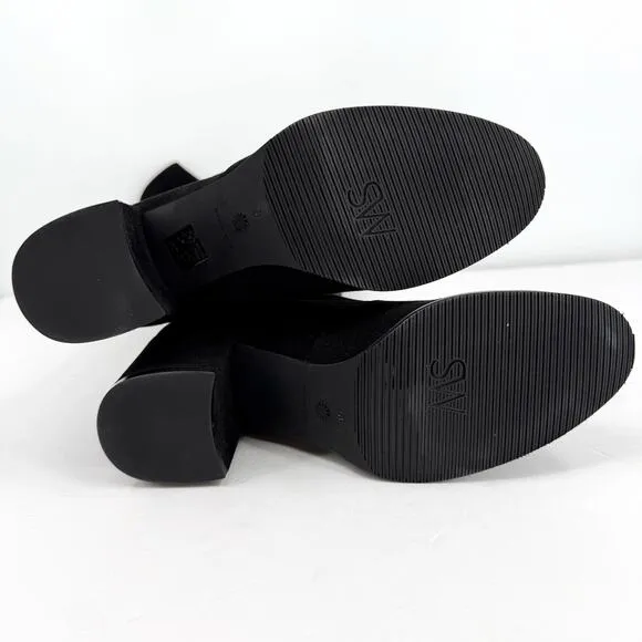 Stuart Weitzman Womens Tieland Boots US 10 M EU 40.5 Black Suede NWOB