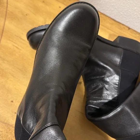 Stuart Weitzman5050 Over-The-Knee Stretch-Leather Boots
