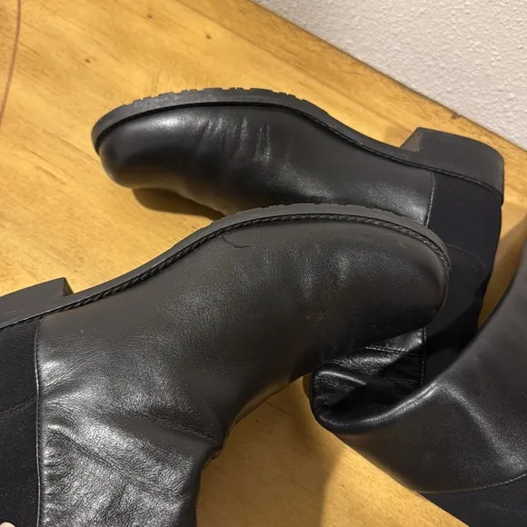 Stuart Weitzman5050 Over-The-Knee Stretch-Leather Boots