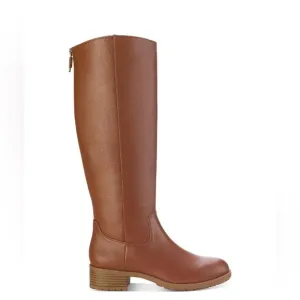 Style &amp; Co. Womens Graciee Faux Leather Knee-High Boots Brown