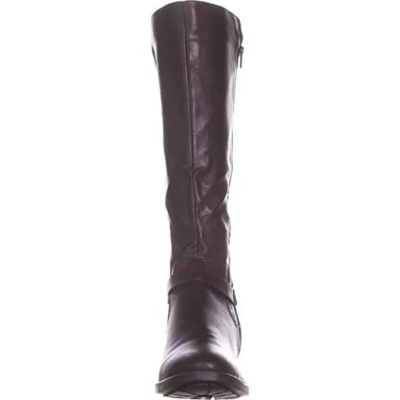 Style &amp; Co. Womens Luciaa Almond Toe Knee High Fashion, Chocolate, Size 5.5