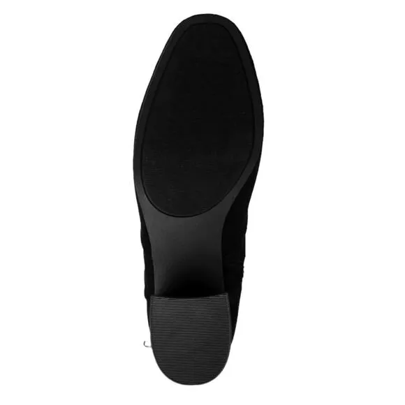 Sugar Women's Ollie Over The Knee Stretch Suede Boots Black Size 8