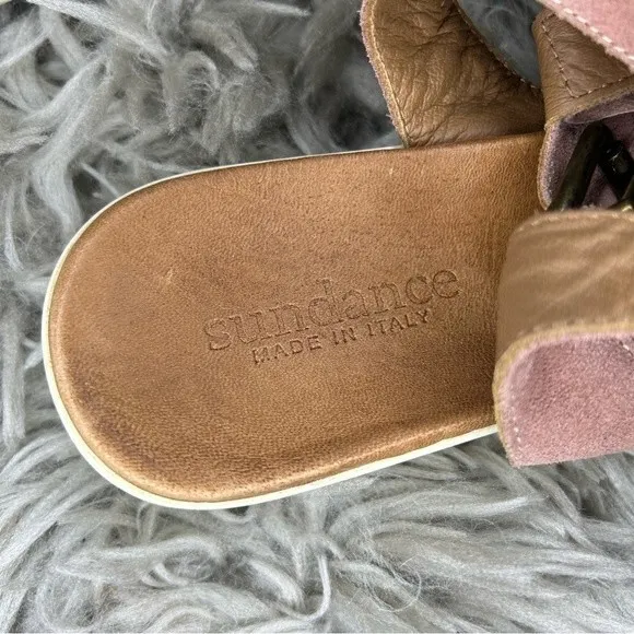 Sundance pink suede strappy gladiator sandals EU size 40 US 9.5