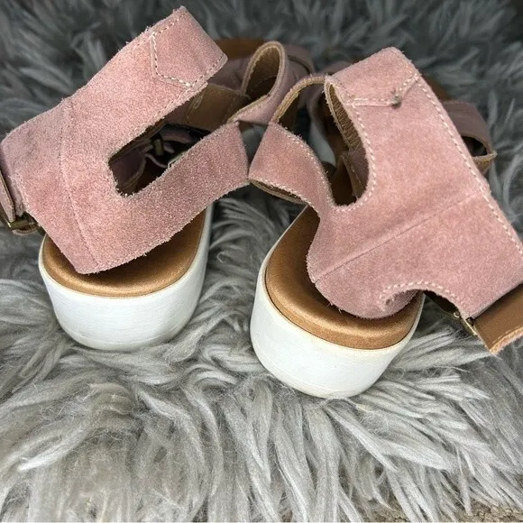 Sundance pink suede strappy gladiator sandals EU size 40 US 9.5
