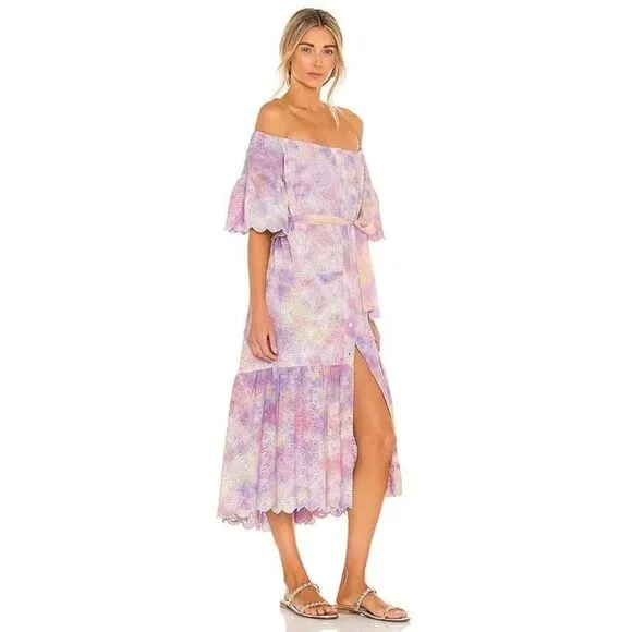 SUNDRESS Sandra Dress EYELET TIE AND DYE