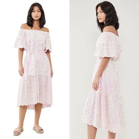 SUNDRESS Sandra Dress EYELET TIE AND DYE