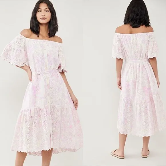 SUNDRESS Sandra Dress EYELET TIE AND DYE