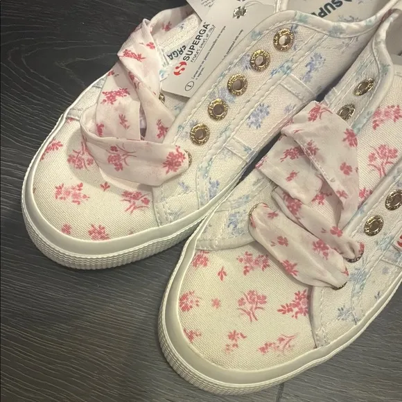 Superga c LoveShackFancy Floral Canvas Sneakers