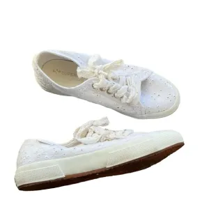 Superga x LoveShackFancy - White Lace 2750 Sangallow Sneakers Sz 41