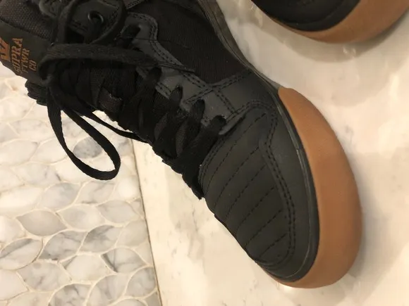 SUPRA Vaider X Sneakers Mens Size 7 Black High Top Gum Sole Logo