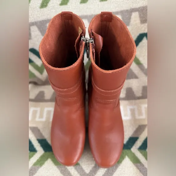 Swedish Hasbeens New Jodhpur Boots in Cognac Leather Size 39 US 9 Retail $450