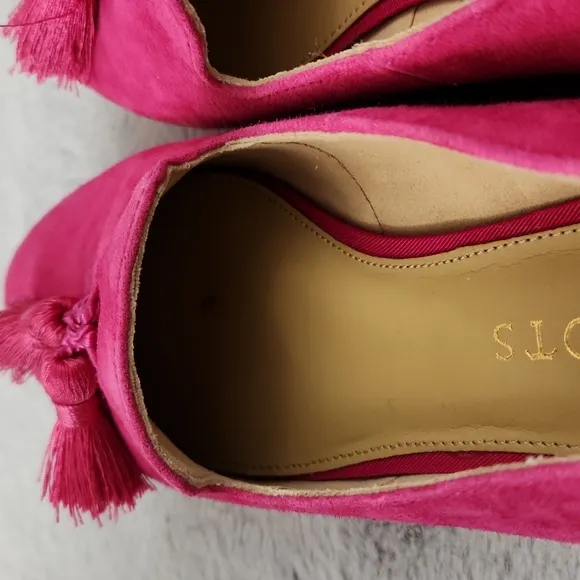 TALBOTS pink loafers size 5 1/2