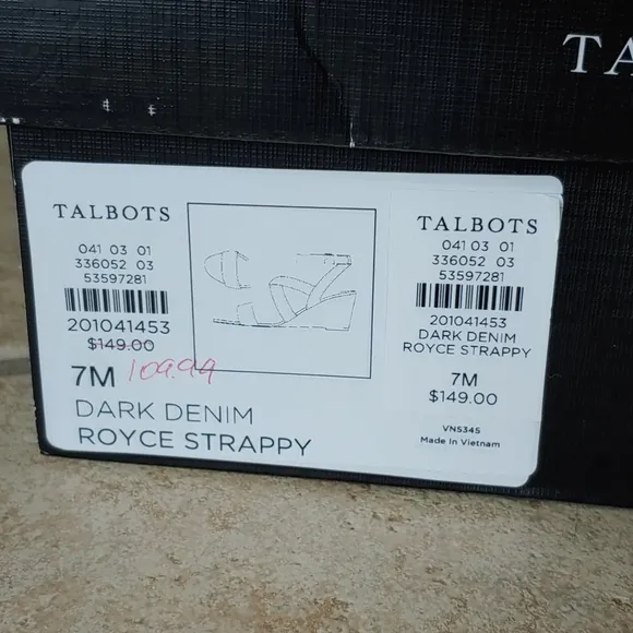Talbots Royce Sandals. NWT