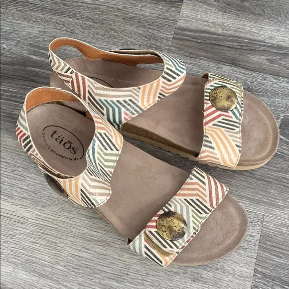 Taos Multicolor Strappy Sandals