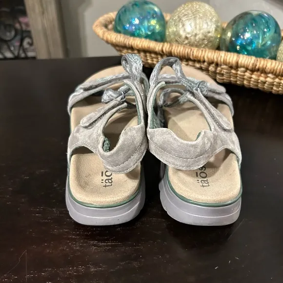 Taos Zen Sandals Women 11/42 Boardeaux Comfort Hook Loop Strappy ZEN-13526