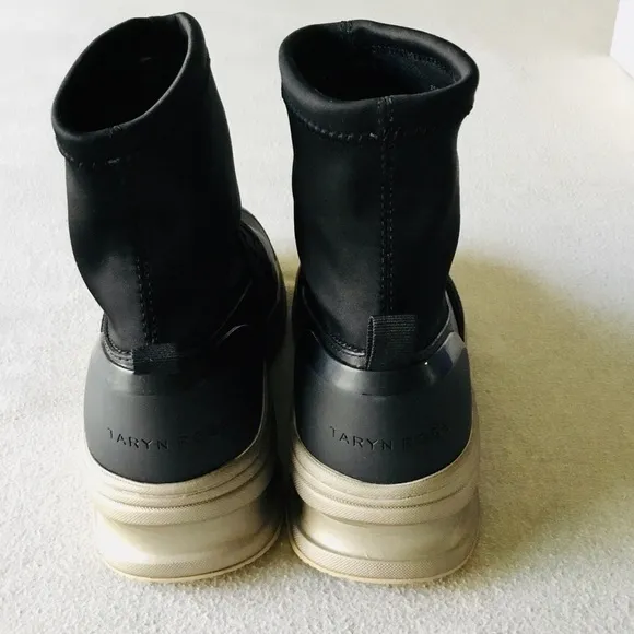 Taryn Rose Zorah Black Stretch Boots, NWT size 7.5