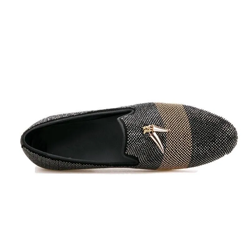 TASSEL LOAFERS CRYSTAL "STATEMENT"
